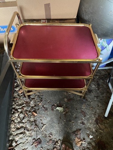 Vintage tier drinks trolley - tier,