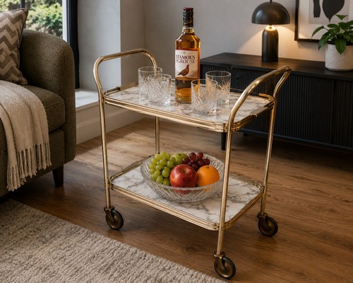 Vintage drinks trolley - vintage,