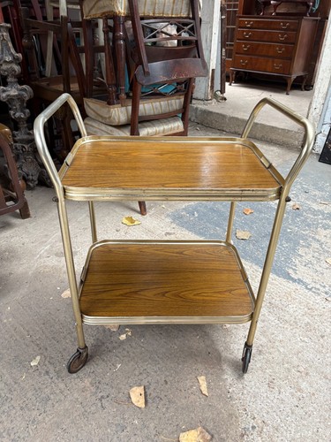 Metal tea drinks trolley - tea,