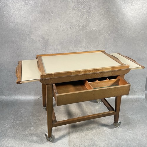 Vintage wooden canteen serving - canteen,