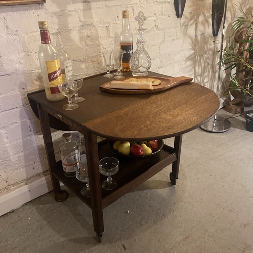 Antique tier trolley drinks - 2,
