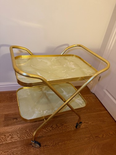 Vintage folding drinks trolley - folding,