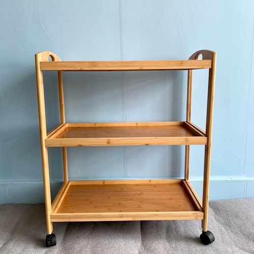Bamboo tier kitchen storage - bamboo,