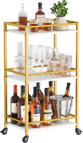 Lifewit drink trolley tier - lifewit, 3