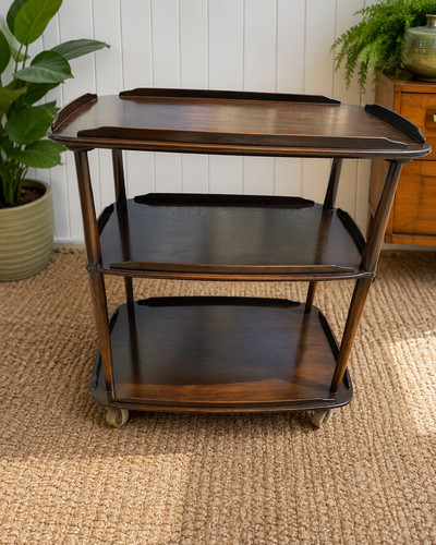 Vintage ercol drinks trolley - vintage,
