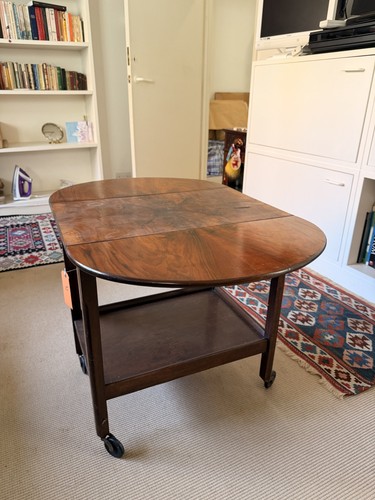 Vintage figured walnut drop - vintage,