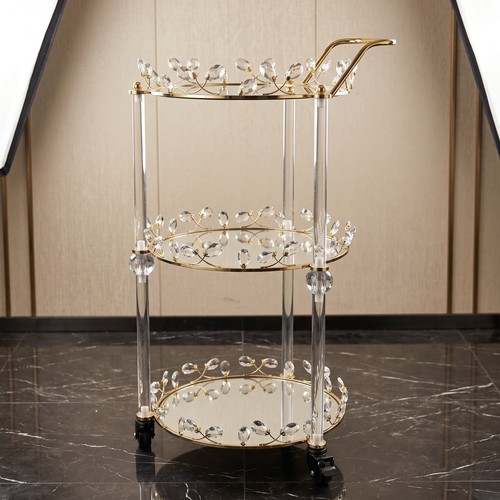 Luxury tier gold round bar - round,