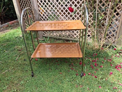 Mid century drinks trolley bar - drinks,