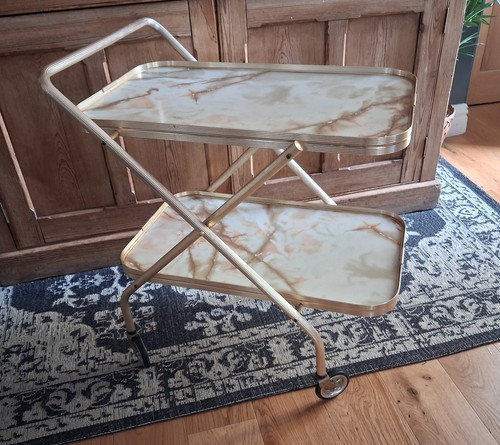 Vintage tea drinks trolley bar - vintage,