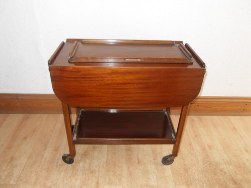 Vintage folding tea trolley - tea,