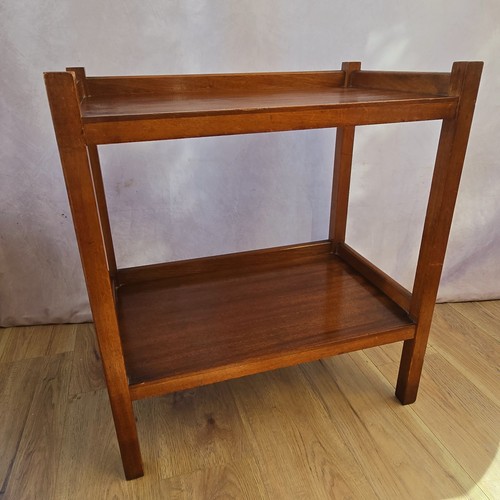 Mid century oak tea trolley - tea,
