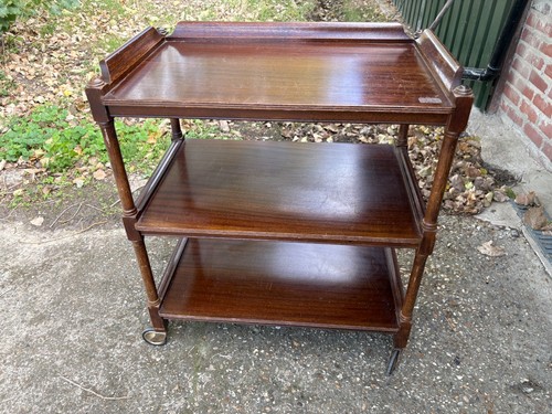 Wooden drinks tea trolley - drinks,