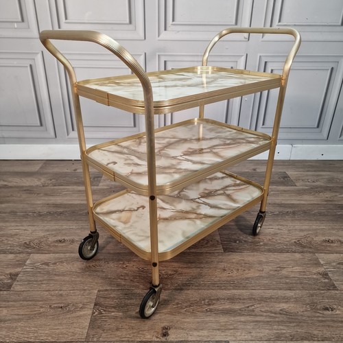 Mid century tea trolley tier - 3,